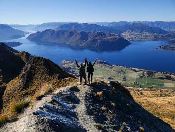 Famous view from Roys Peak in Wanaka
