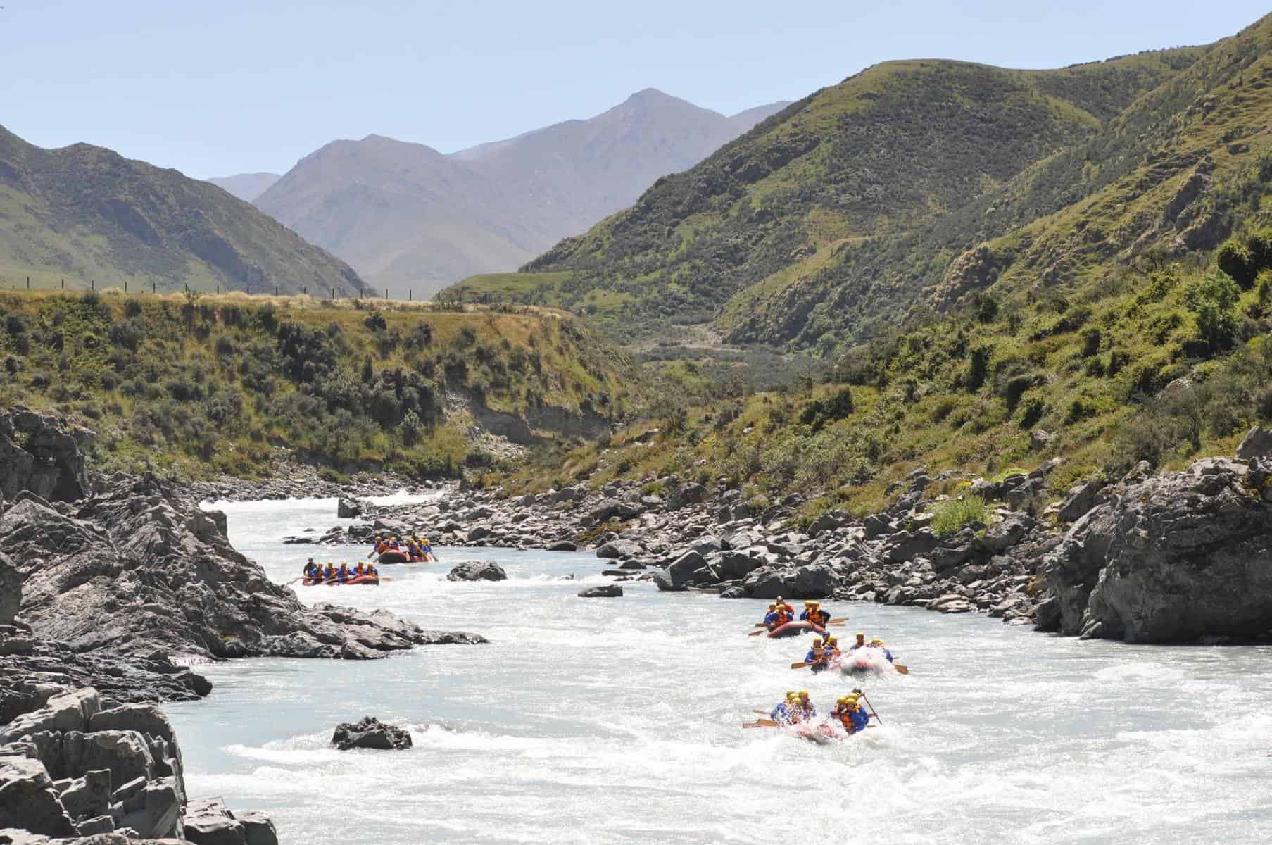 Rangitata Rafts rafting through Middle earth- Stray New Zealand
