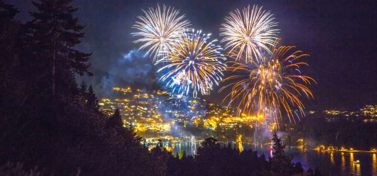 Queenstown New Years Eve fireworks