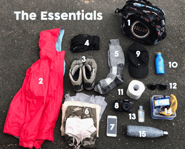 Essential items to bring to the Tongariro Alpine Crossing