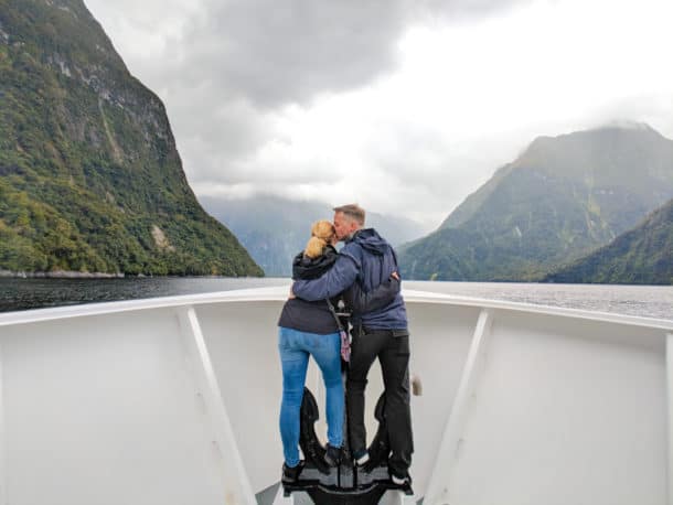 Tourists in the Fjordlands