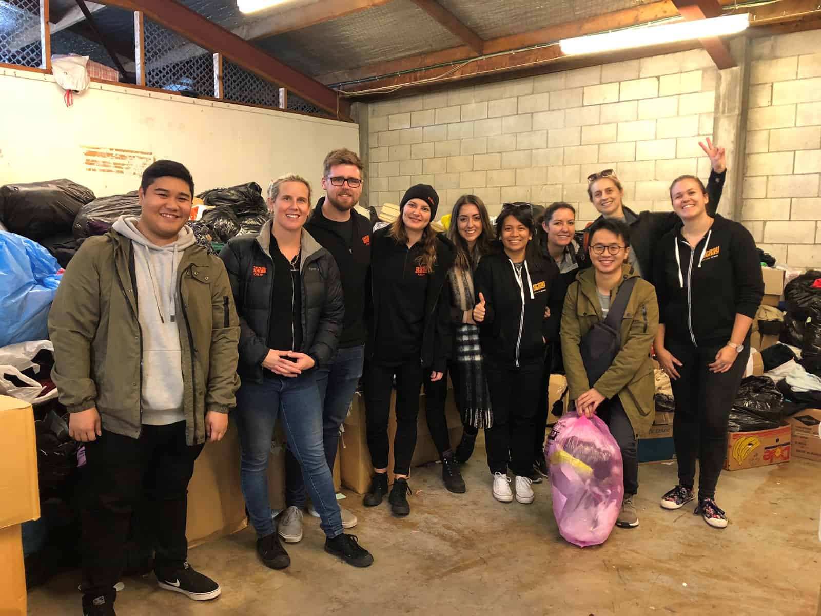 The Stray team at The Auckland city Mission