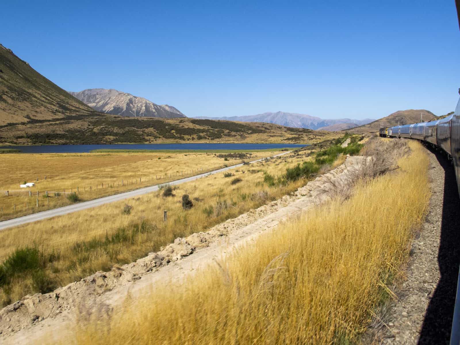 Le trajet en train panoramique TranzAlpine est un incontournable de la Nouvelle-Zélande