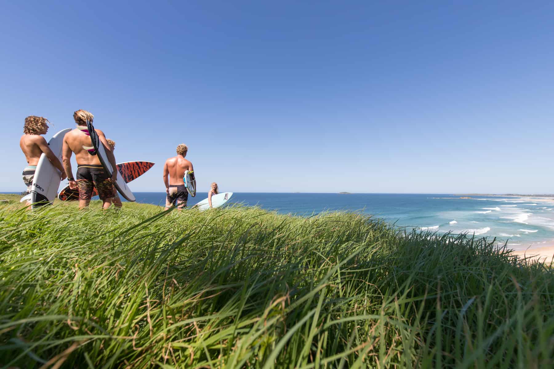 Surfers in Australia