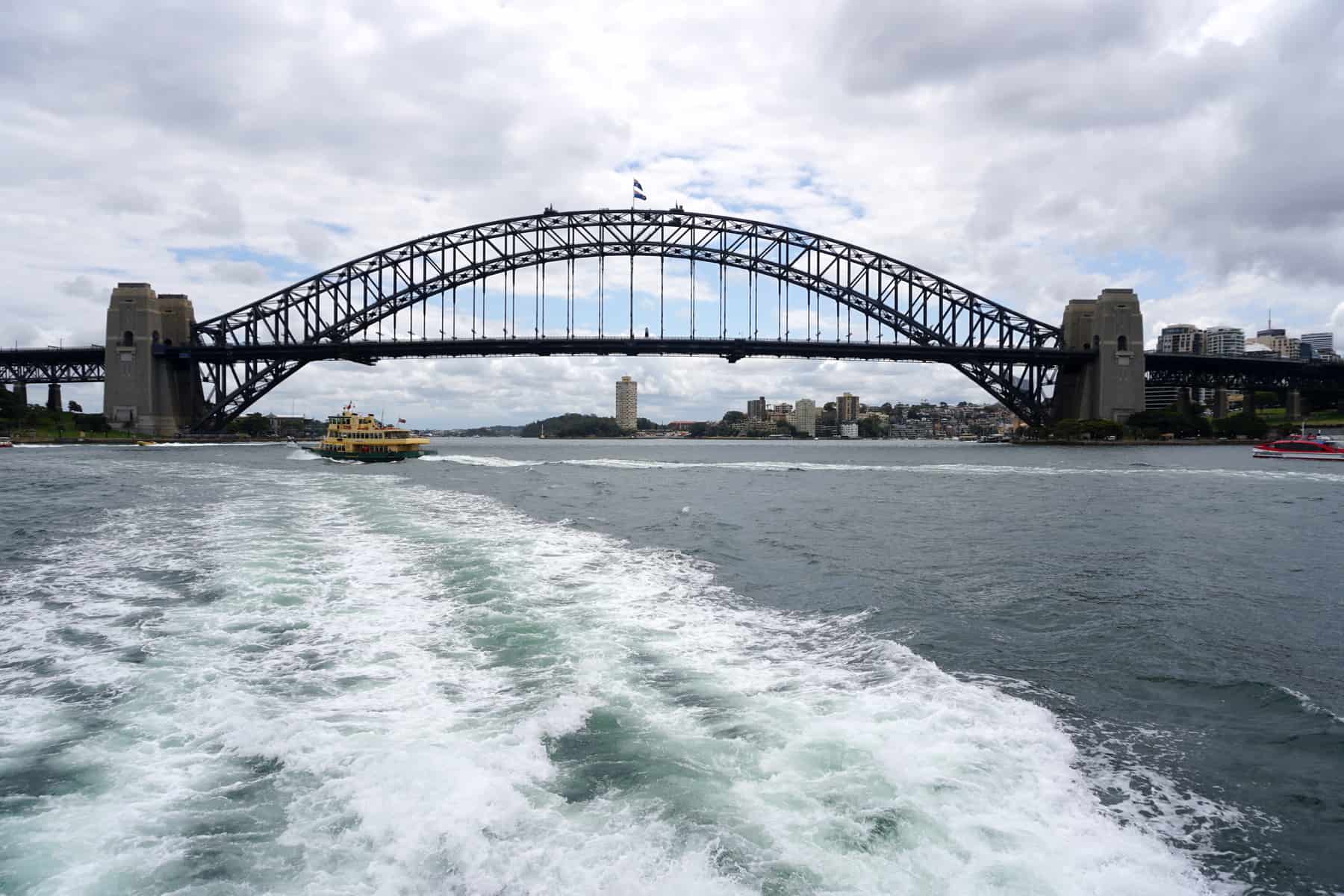 Sydney Harbour Bridge from the water