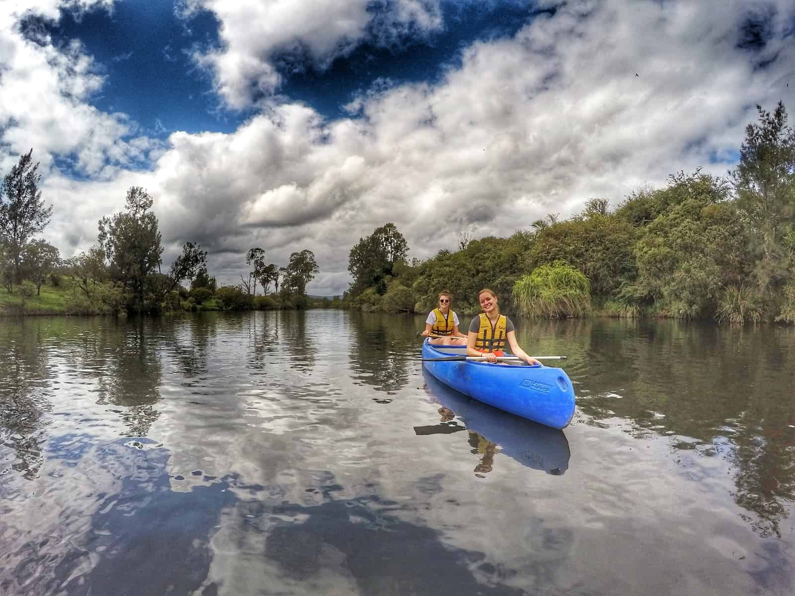 Canoeing at River Reteat